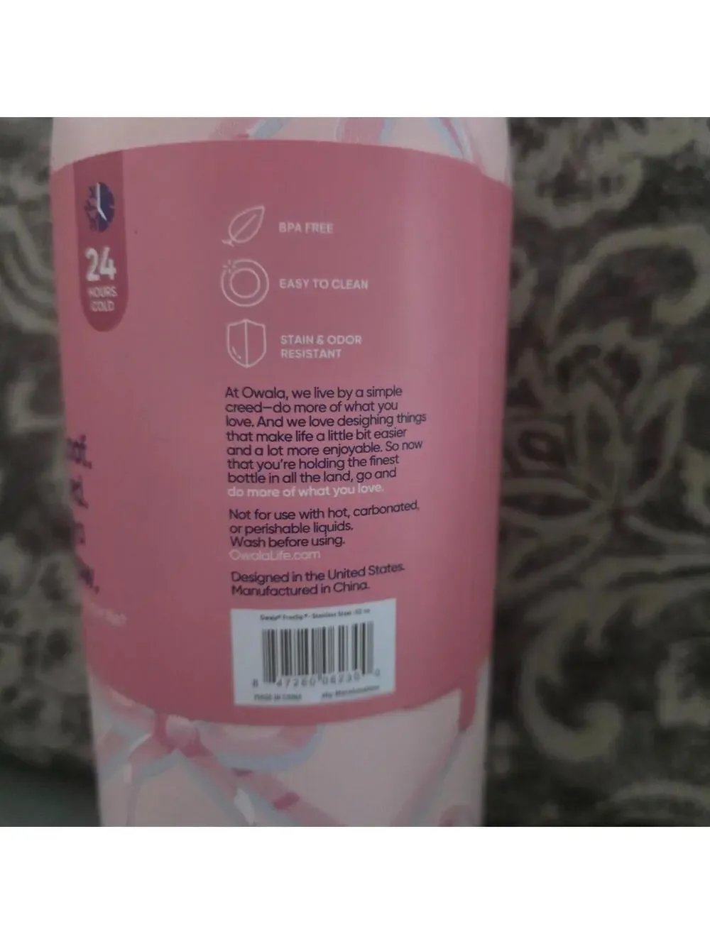Owala FreeSip 32oz Insulated Stainless Steel Water Bottle - Authentic NIB